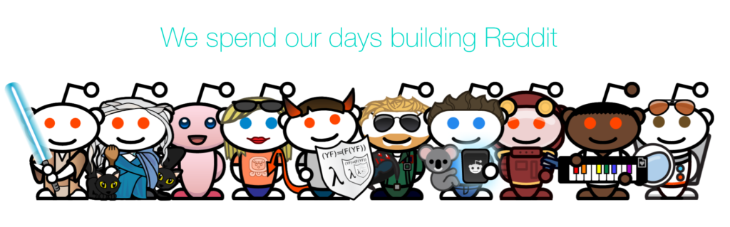 Reddit used their brand personality on about us page