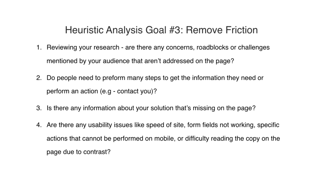 Goal #3 of heuristic evaluation UX