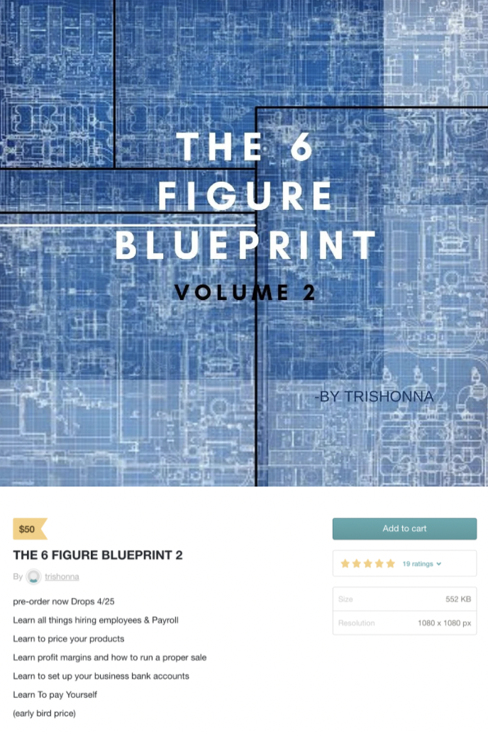 The 6-Figure Blueprint pre-sales page